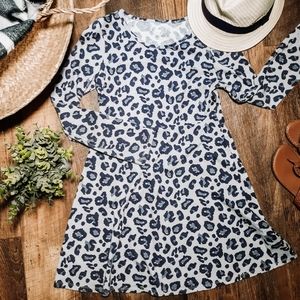 Wonder Nation Cheetah Print Casual Dress